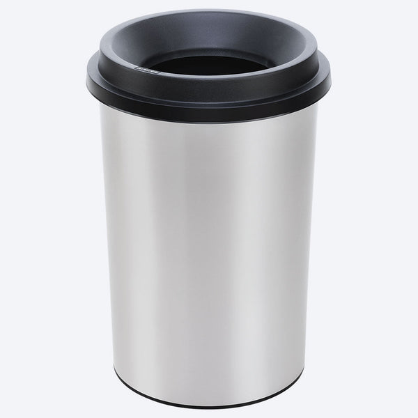 Papelera Evo Apariencia Metal 50 L Negro