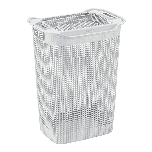 Cesta Para Ropa Linum Con Tejido Premium Gris Hielo