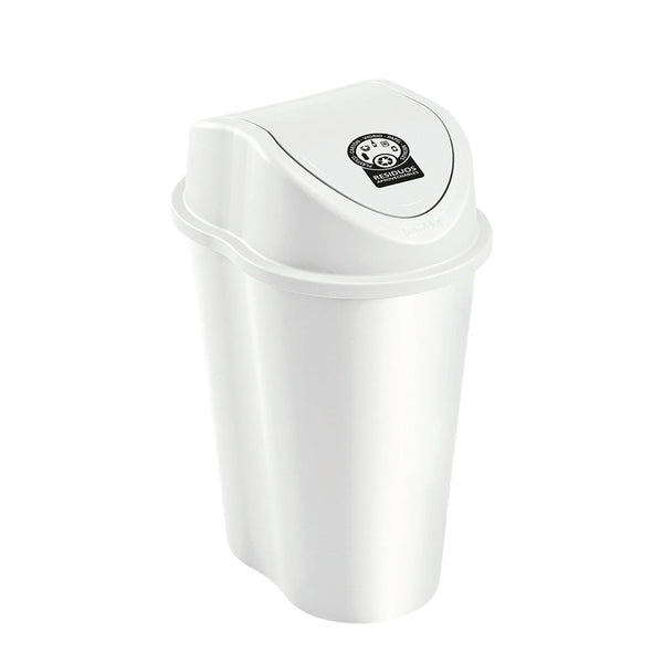 Papelera Style Tapa Vaiven 25 Litros Blanco