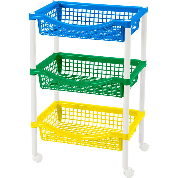 Canasta Móvil Rectangular de 3 Niveles Aventura