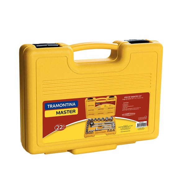 Juego De Dados Hexagonal 1/2" 22 Piezas