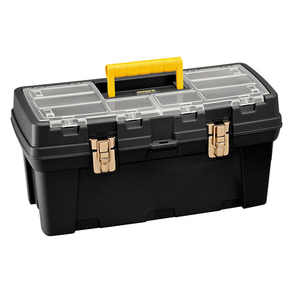 Caja Herramientas 20" Plus Cerradura Metálica Negro