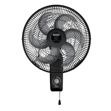 Ventilador Samurai Silence Force Pared, Negro