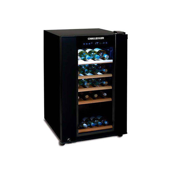 Vinera 38 Botellas 115 Lts Challenger, Color Negro