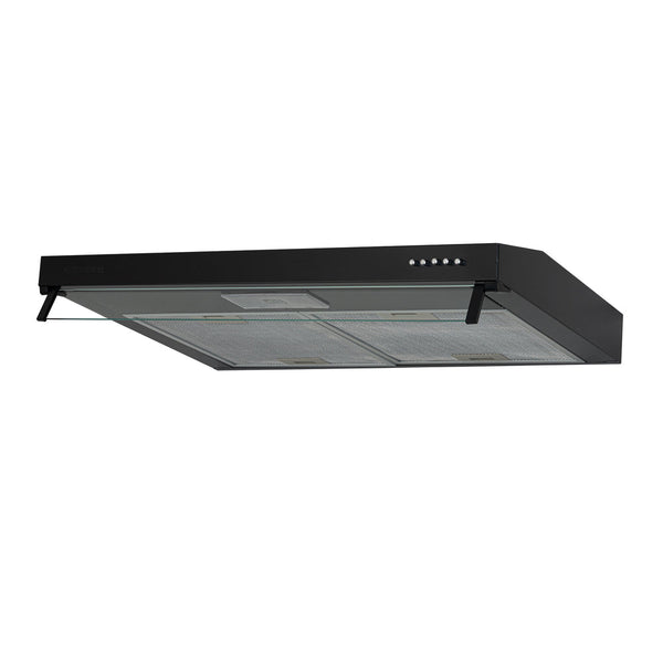 Campana Horizontal Negra 3 Velocidades 76 Cm