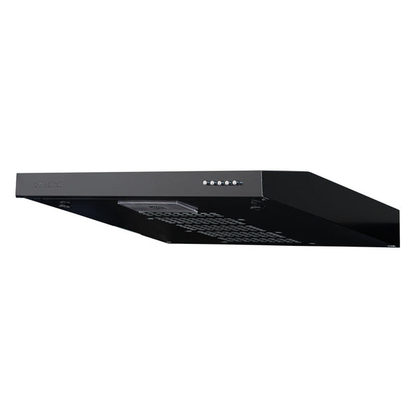 Campana Horizontal Lamina Cr Negra 3 Velocidades 60 Cm