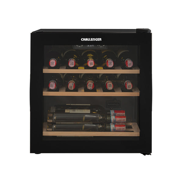 Cava De Vinos De 14 Botellas 40 Lt, Negro