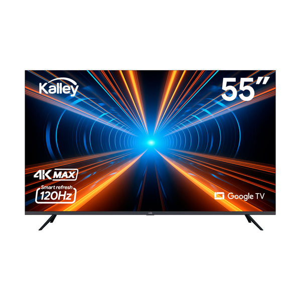 Televisor Kalley 55 Pulgadas, Color Negro, 55G305 4K Uhd Max Led Smart Tv Google