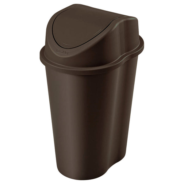 Papelera Style Tapa Vaiven 25 Litros Wengue