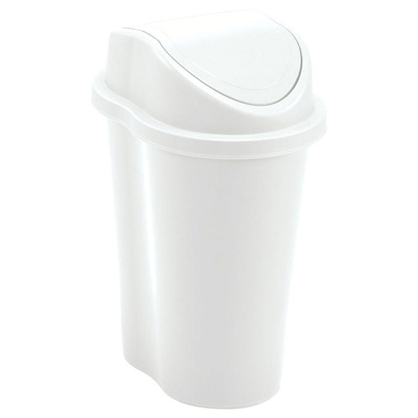 Papelera Style Tapa Vaiven 2.5 Litros Blanco