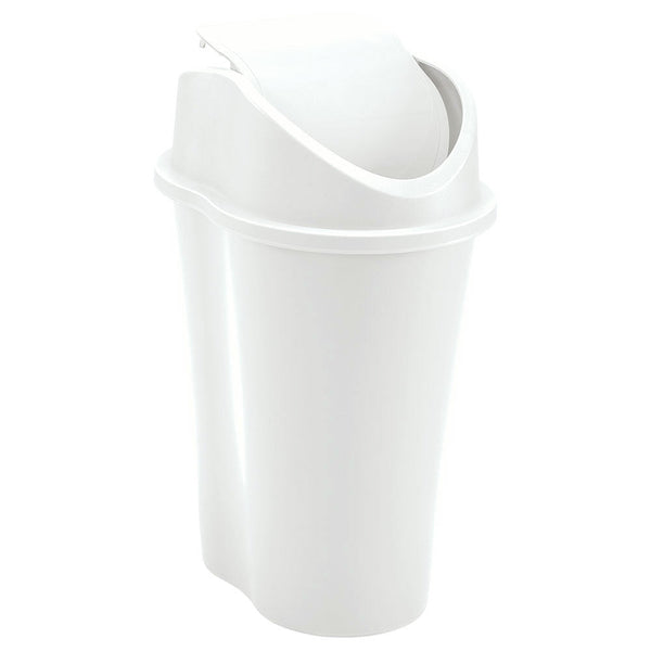 Papelera Style Tapa Vaiven 10 Litros Blanco