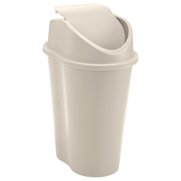 Papelera Style Tapa Vaiven 10 Litros Taupe