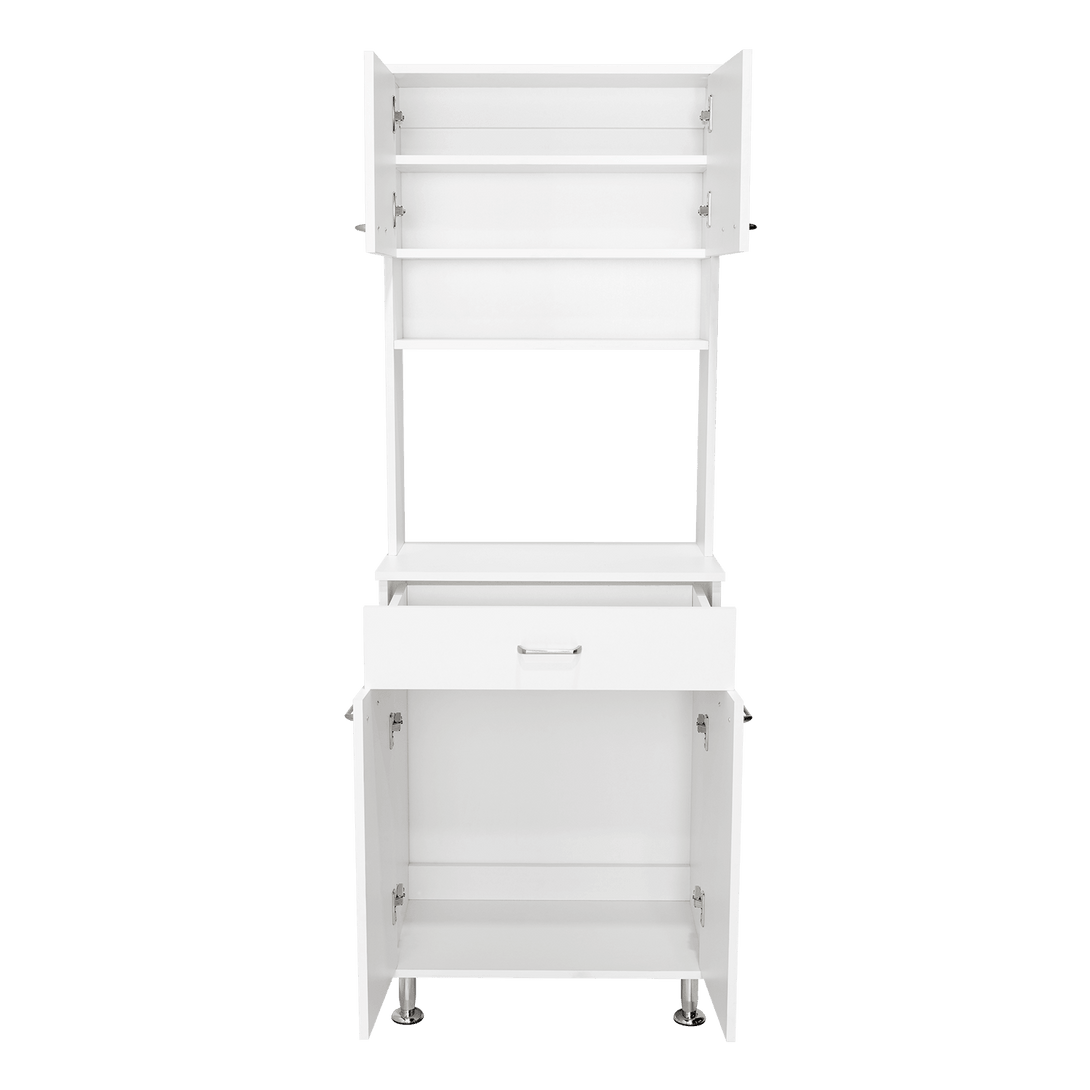 Mueble Multiusos Bagan, Blanco, con Un Cajón Organizador - VIRTUAL MUEBLES