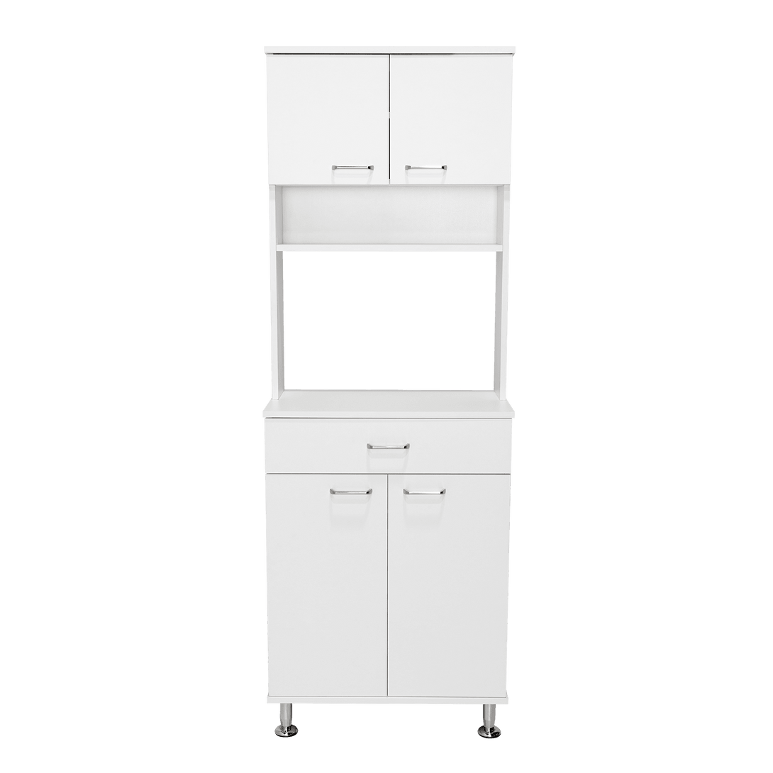 Mueble Multiusos Bagan, Blanco, con Un Cajón Organizador - VIRTUAL MUEBLES