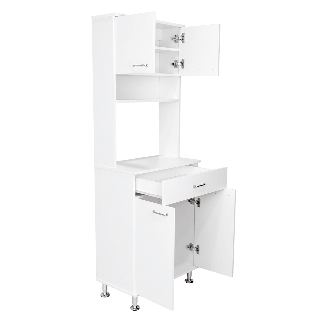 Mueble Multiusos Bagan, Blanco, con Un Cajón Organizador - VIRTUAL MUEBLES