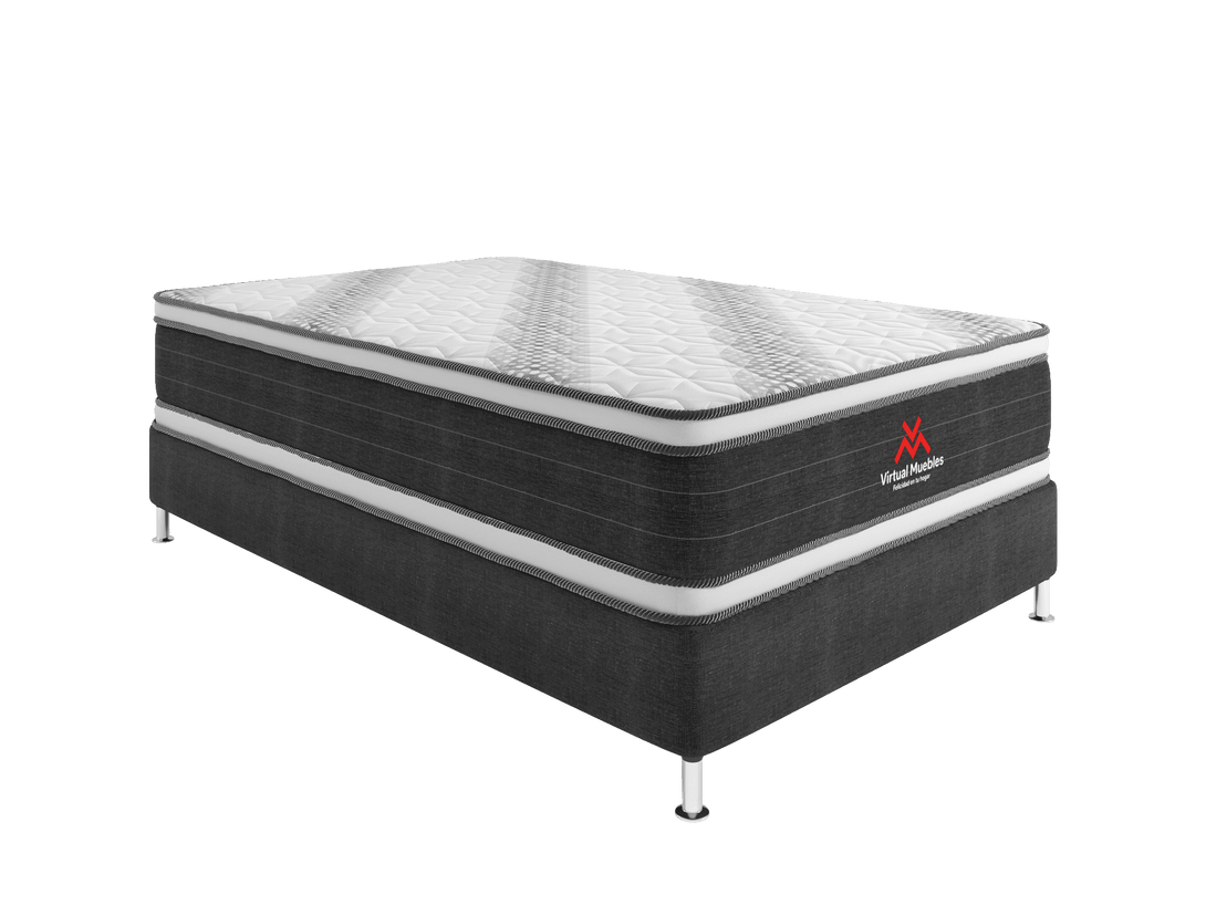 Combo para Habitación Jiang, incluye Base Cama Semidoble.