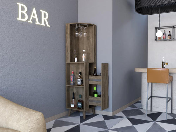 Mueble Multiusos Telmo, Nogal, con 1 Cajonera Para Almacenamiento - VIRTUAL MUEBLES