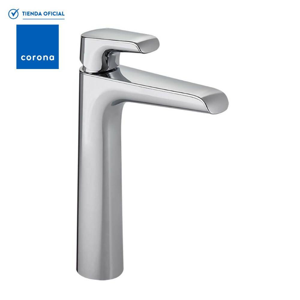 Grifería Lavamanos Corona Monocontrol Cascade Alta Cromo - VIRTUAL MUEBLES
