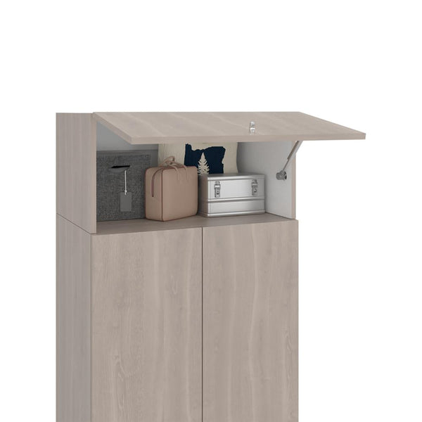 Complemento para Closet Beico, Bardolino y Blanco Duqueza, para Adicionar altura y compartimiento a tu closet