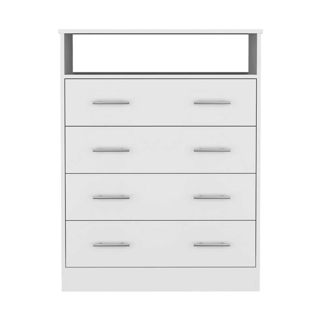 Organizador Barlovento, Blanco con Cuatro Cajones ZF - VIRTUAL MUEBLES