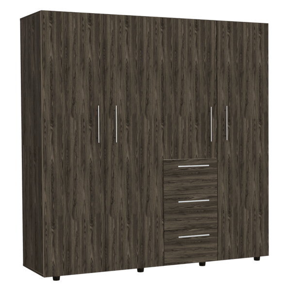 Closet Poche color Chocolate y Blanco para Habitación.