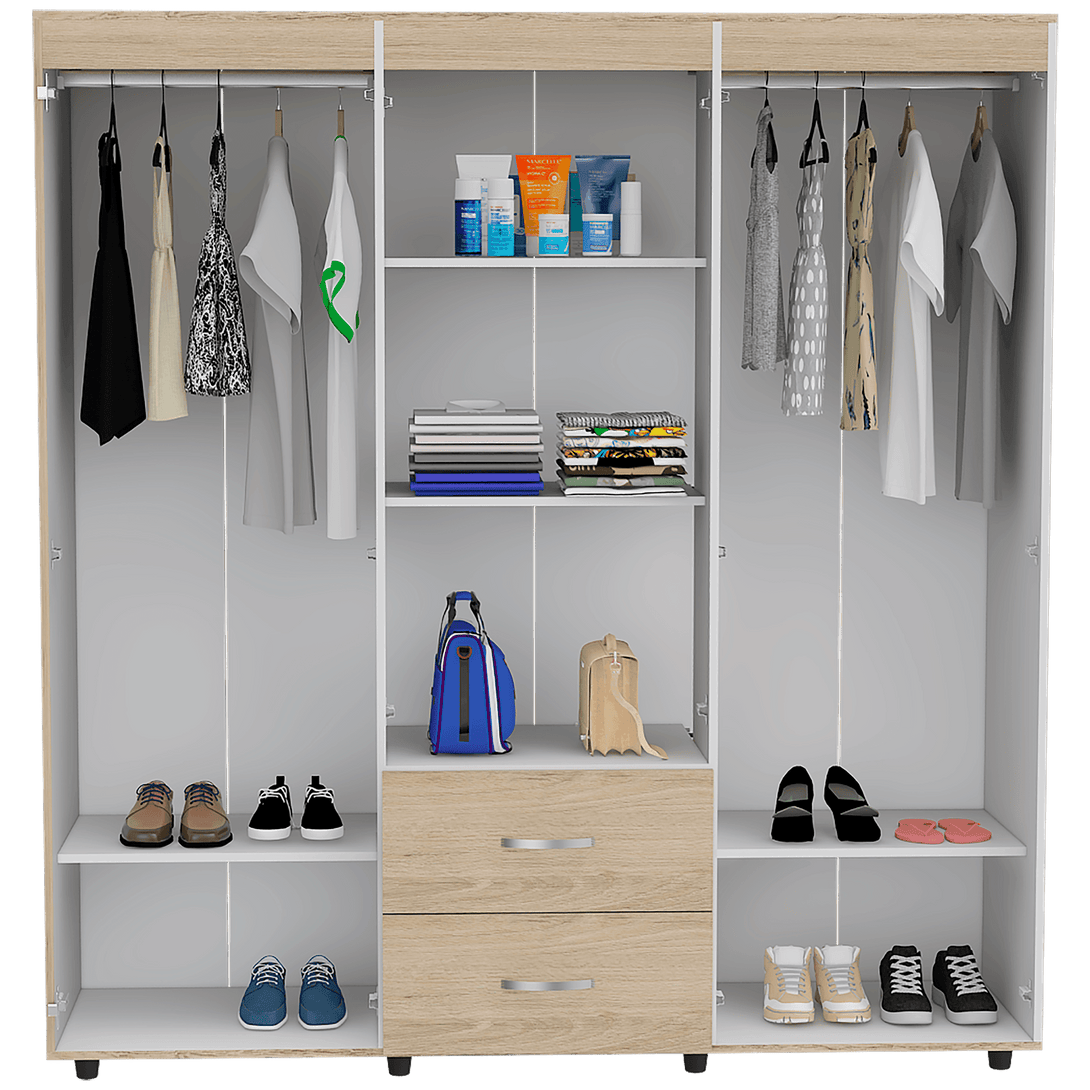 Closet Bariloche Bombay color Beige para Habitación.