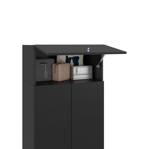 Complemento para Closet Altura, Wengue, para Adicionar altura y compartimiento a tu closet