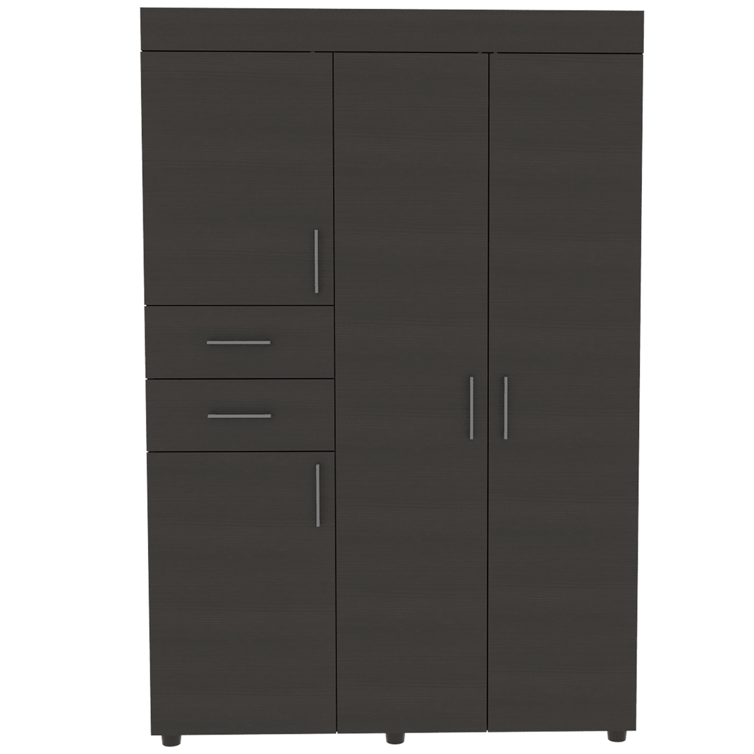 Closet Tulipán color Wengue para Habitación.