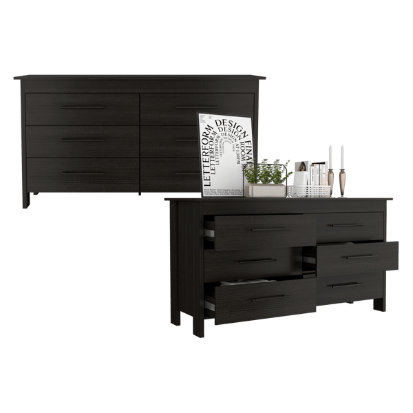 Organizador Rosember, Wengue, con Seis Cajones X2