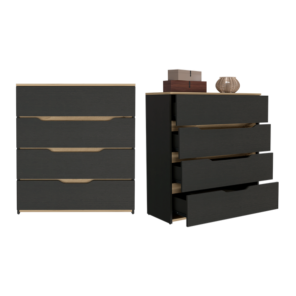 Organizador Zory, Wengue y Café Claro, con Tres Cajones ZF X2