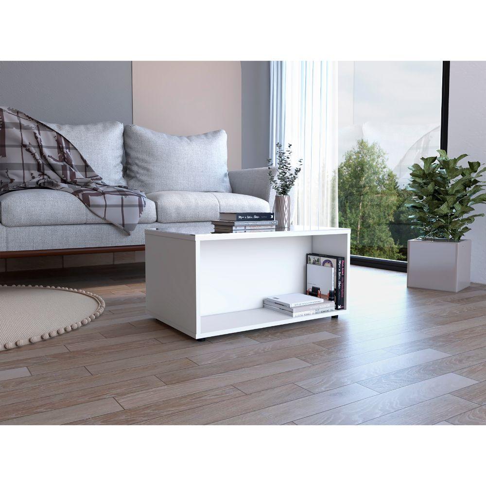 Mesa de Centro Clasic color Blanco para Sala.