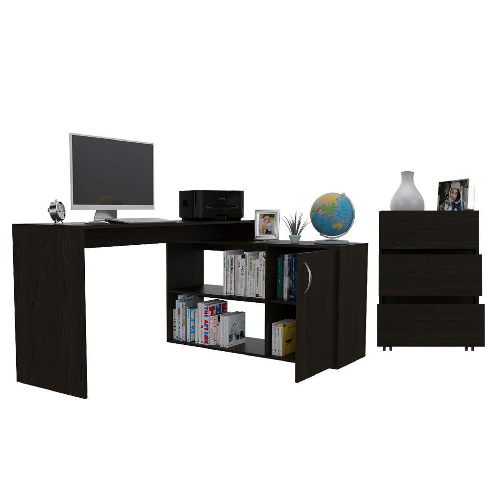 Combo Para Oficina Axis Office Incluye Escritorio Y Archivador Zf.