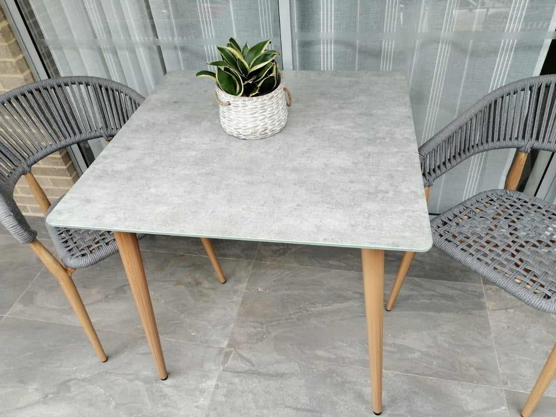 Comedor de Exterior Zarga color Gris para Terraza.