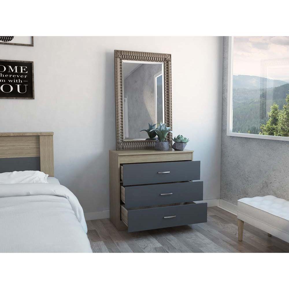 Organizador Conor color Miel y Plata oscuro para Habitación.