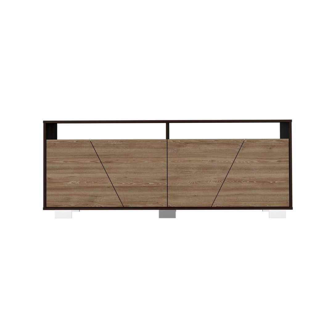 Mesa Para TV Edson color Caoba y Miel para Sala.