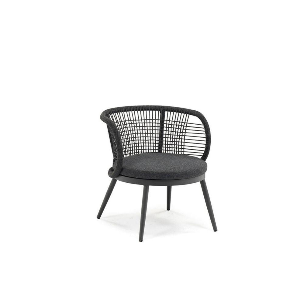 Juego de Sala Exterior Mariel color Negro para Terraza.