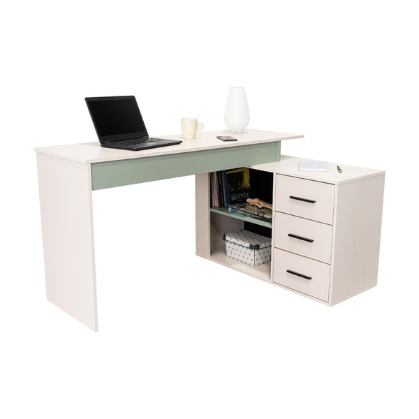 Escritorio en L Up, Carpi y Agave, cuenta con un amplio especio de trabajo