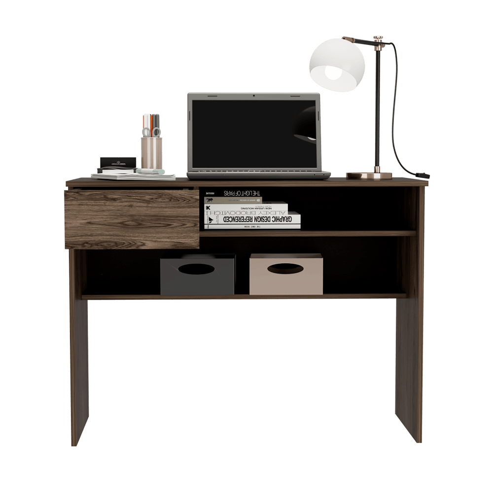 Escritorio Tay color Chocolate para Oficina.