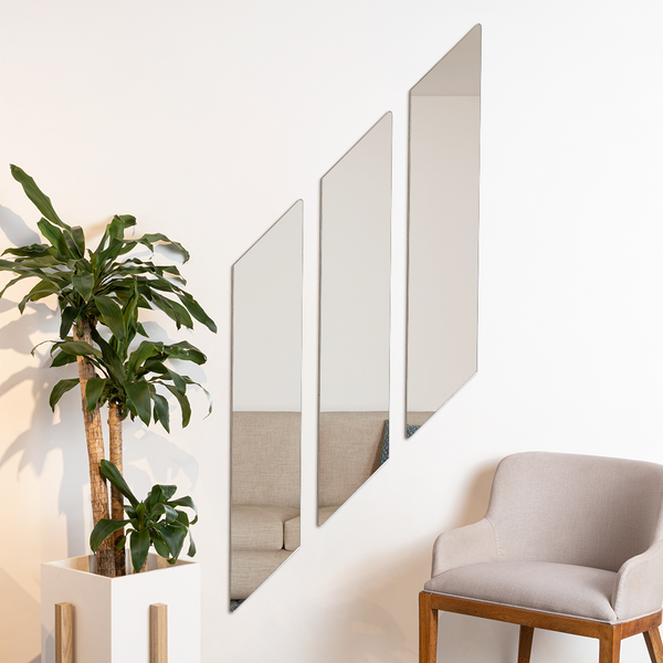 Set de 3 Espejos Ottawa, Rectangulares