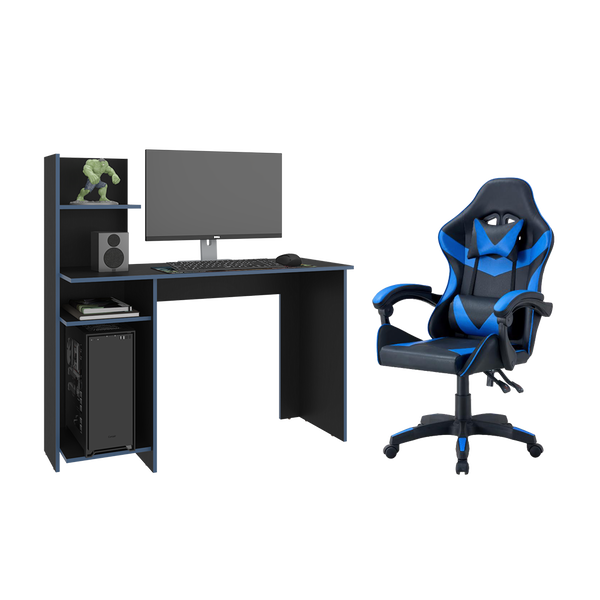 Combo Gamer Cuarat, incluye Escritorio y Silla Gamer