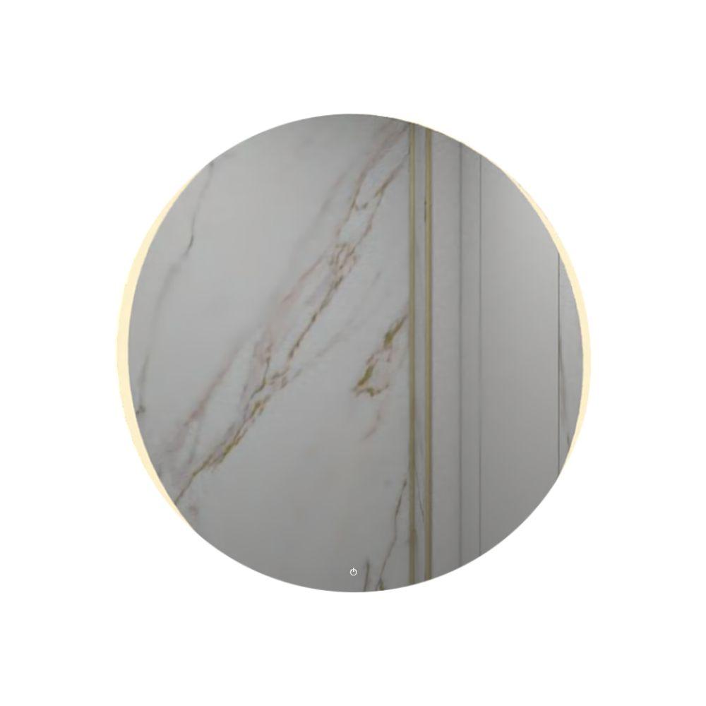 Espejo Dakota led+touch, Redondo sencillo - VIRTUAL MUEBLES