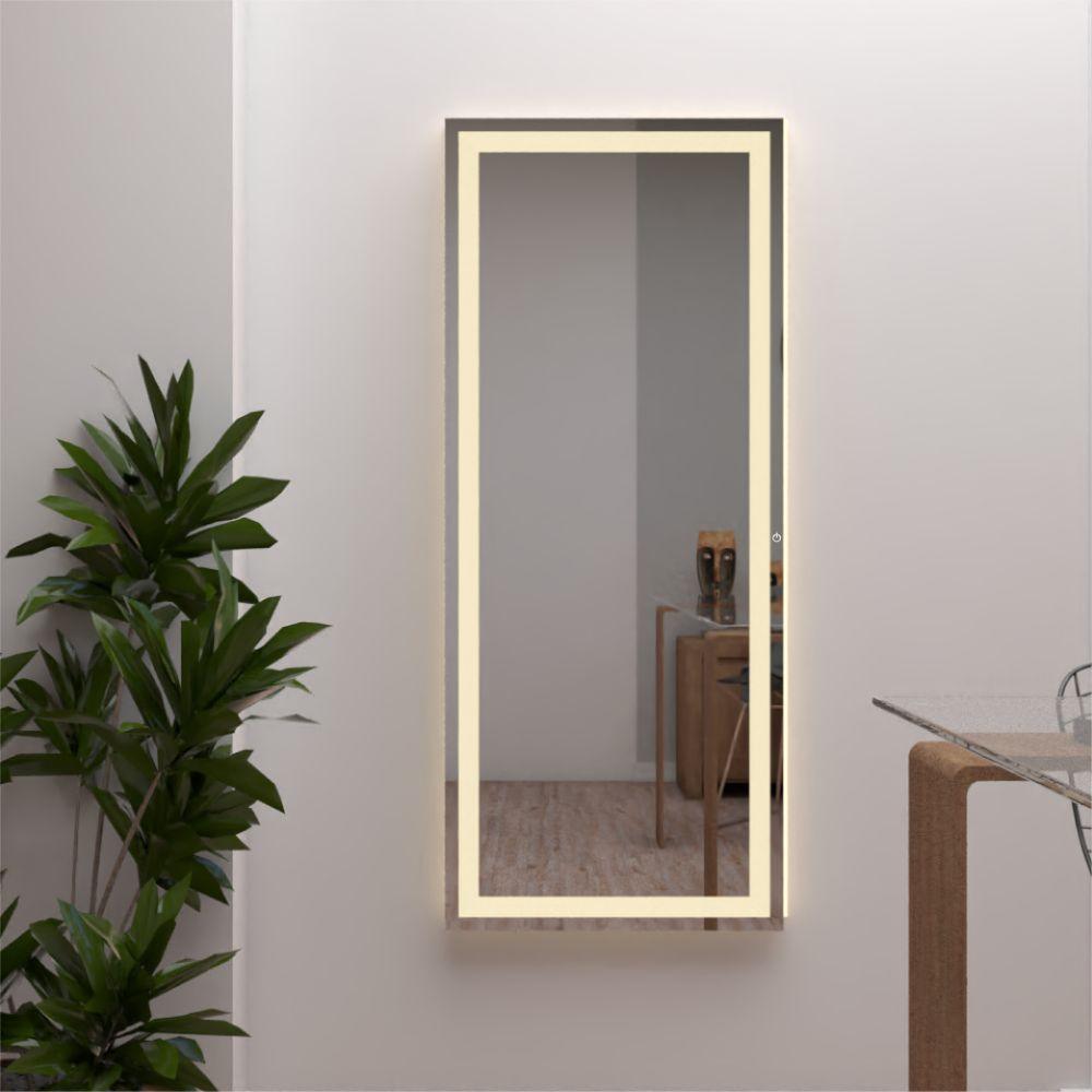 Espejo Tavira led+touch, En forma Rectangular - VIRTUAL MUEBLES