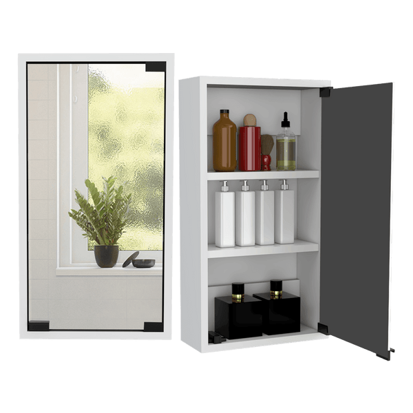 Gabinete de Baño Giada, Blanco, con Espejo X2