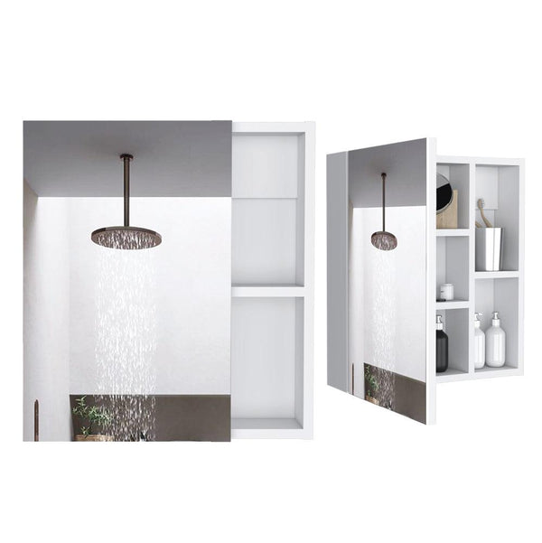 Gabinete de Baño Delhi color Blanco Perla.