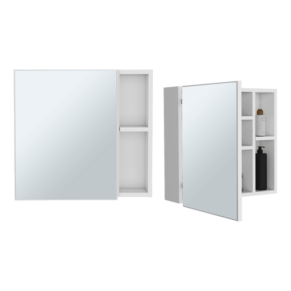 Gabinete de Baño Oman, Blanco, con un espejo y facil instalacion ZF X2