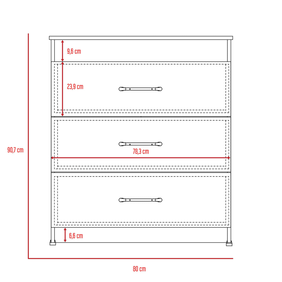 Organizador Cantabria color Avellana y Wengue para Habitación.