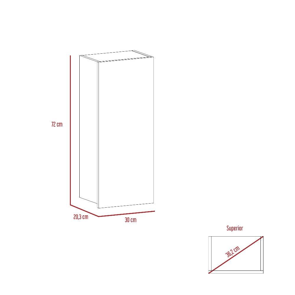 Gabinete de Baño Zielle color Blanco.