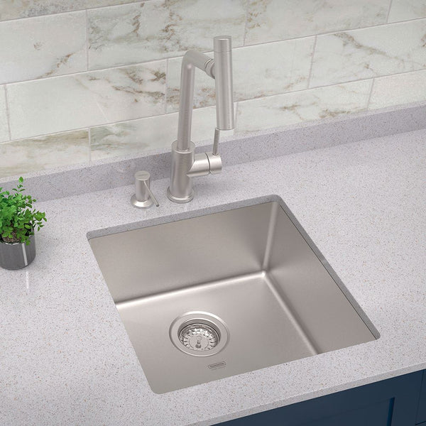 Lavaplatos Design  40x40, Acero Inoxidable