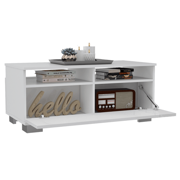 Mesa de Centro Rayo color Blanco para Sala.