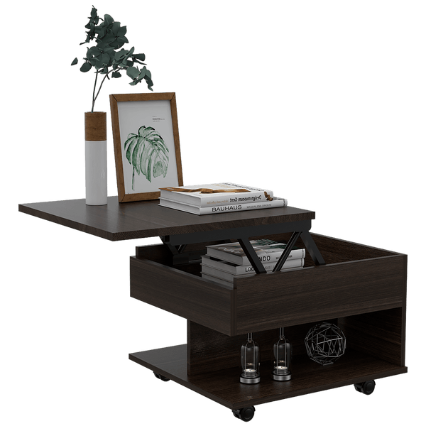 Mesa de Centro Salento color Caoba para Sala.